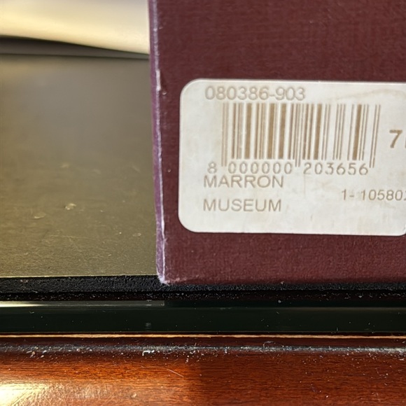 Carmina cap toe Oxfords 7 1/2 UK burgundy museum - Picture 5 of 5